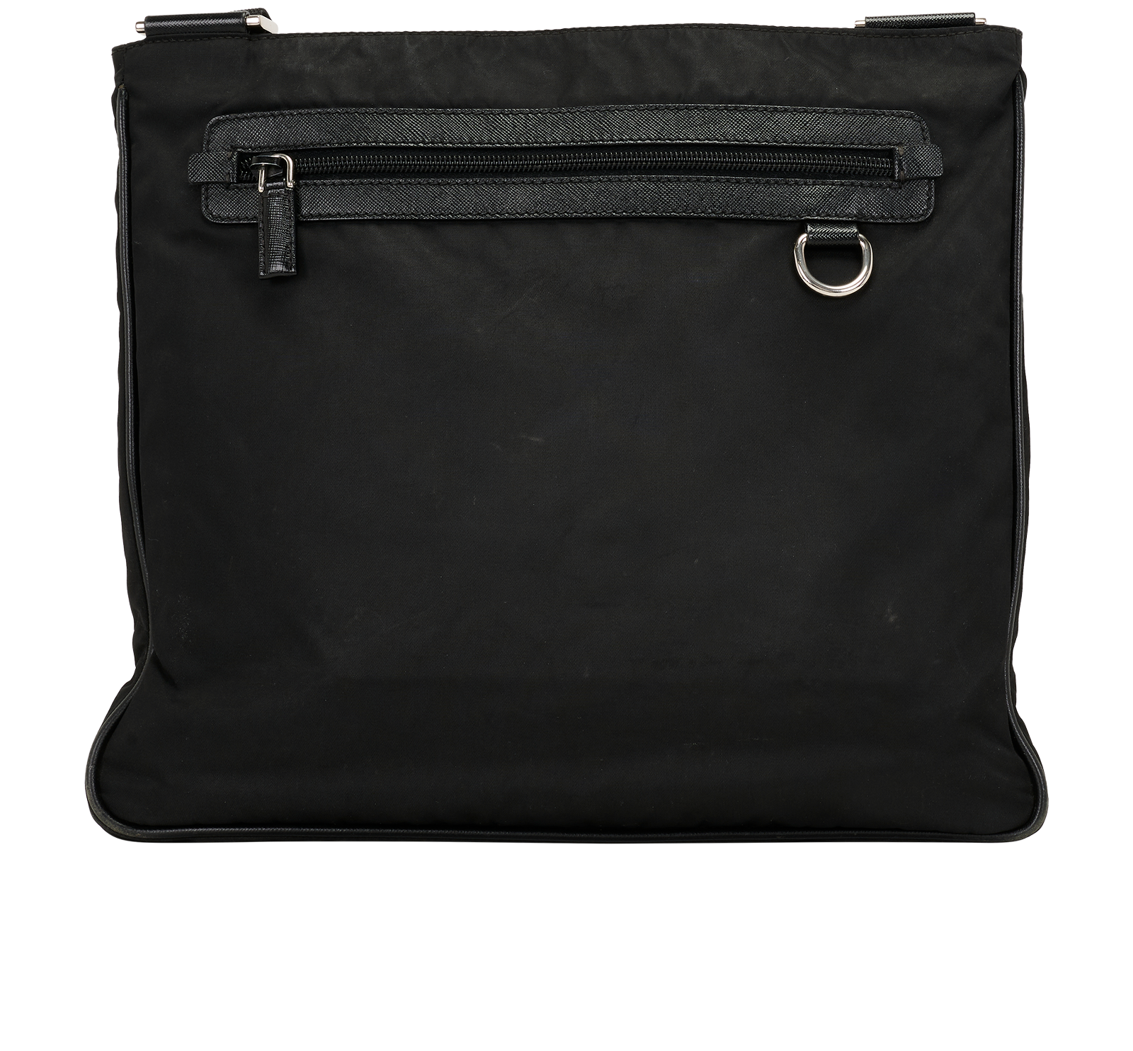 Vintage Messenger, &pound;175, Handbags, Black, Nylon, Back view
